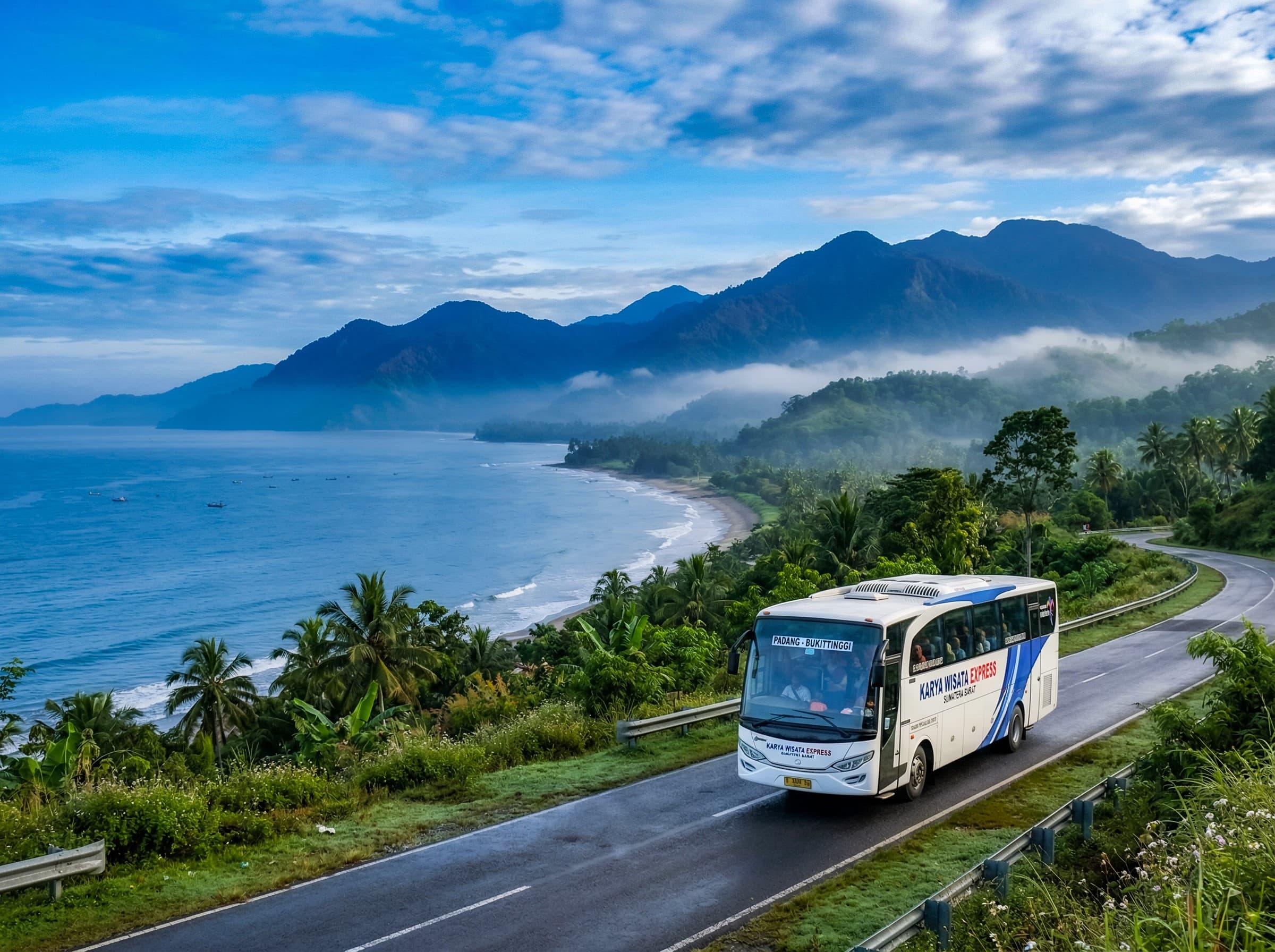 Panorama perjalanan Karya Wisata Express